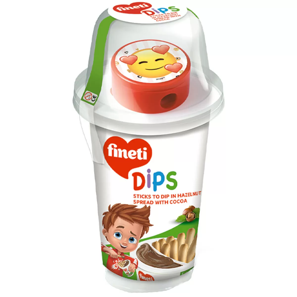 Мини Гризини Стикс FINETI DIPS + Играчка 45гр