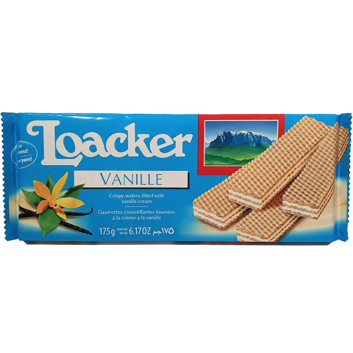 Вафли LOACKER Крем Ванилия 175гр