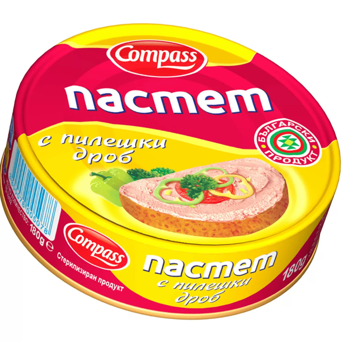 Пастет COMPASS с Пилешки Дроб 180гр