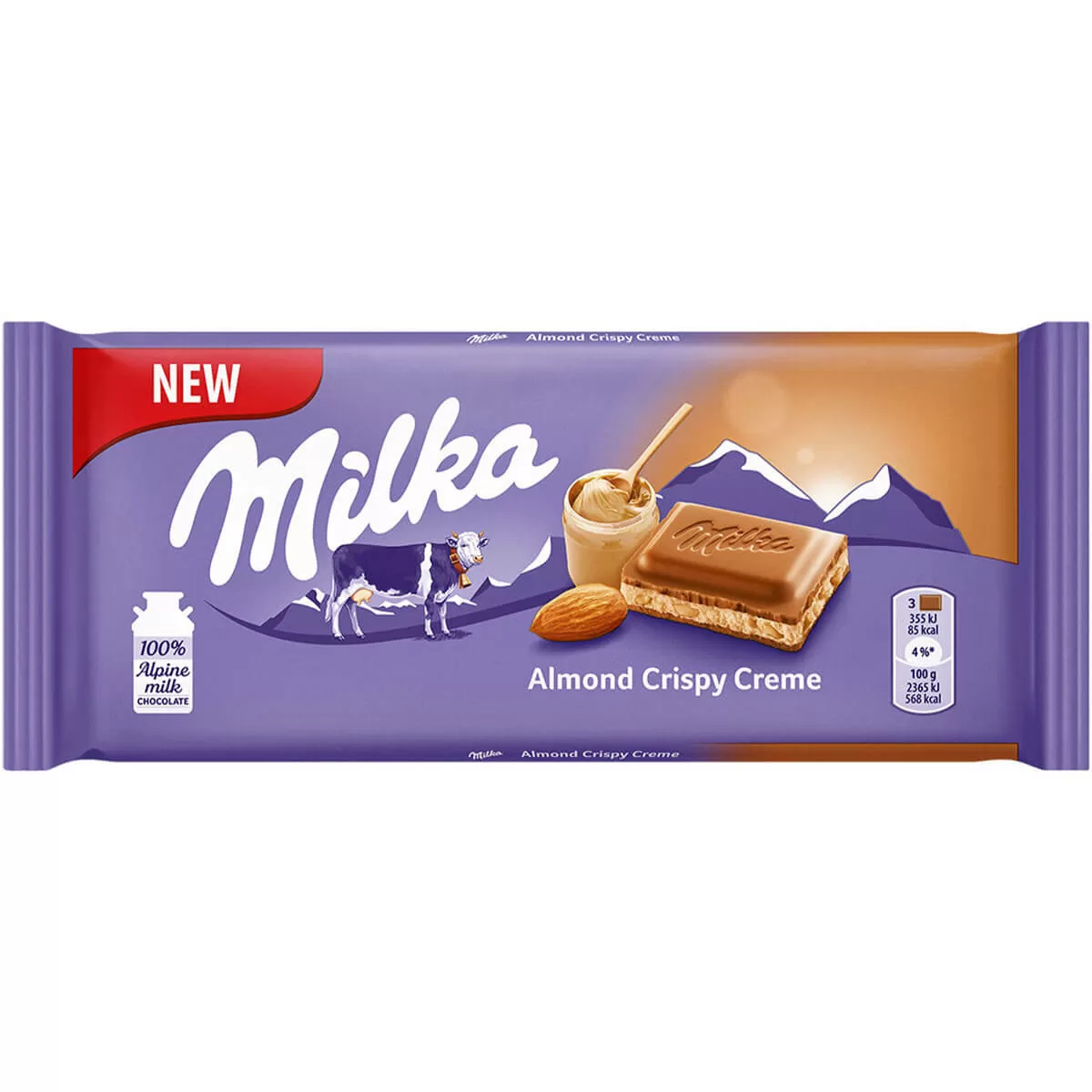 Шоколад MILKA Бадем 90гр