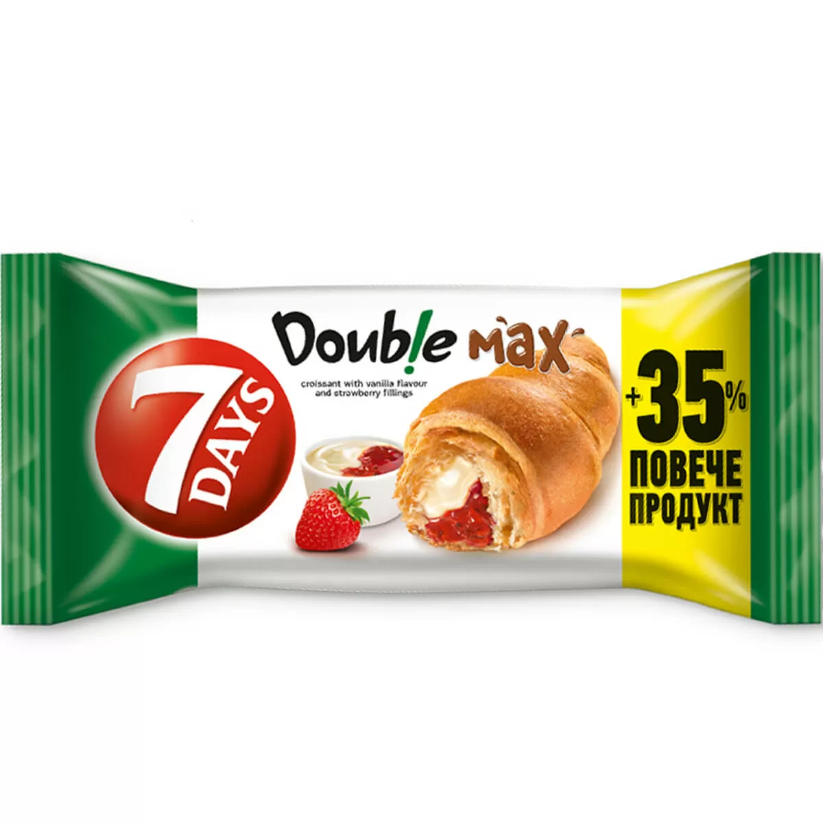 Кроасан 7 DAYS Double Max Ягода и Ванилия 92гр