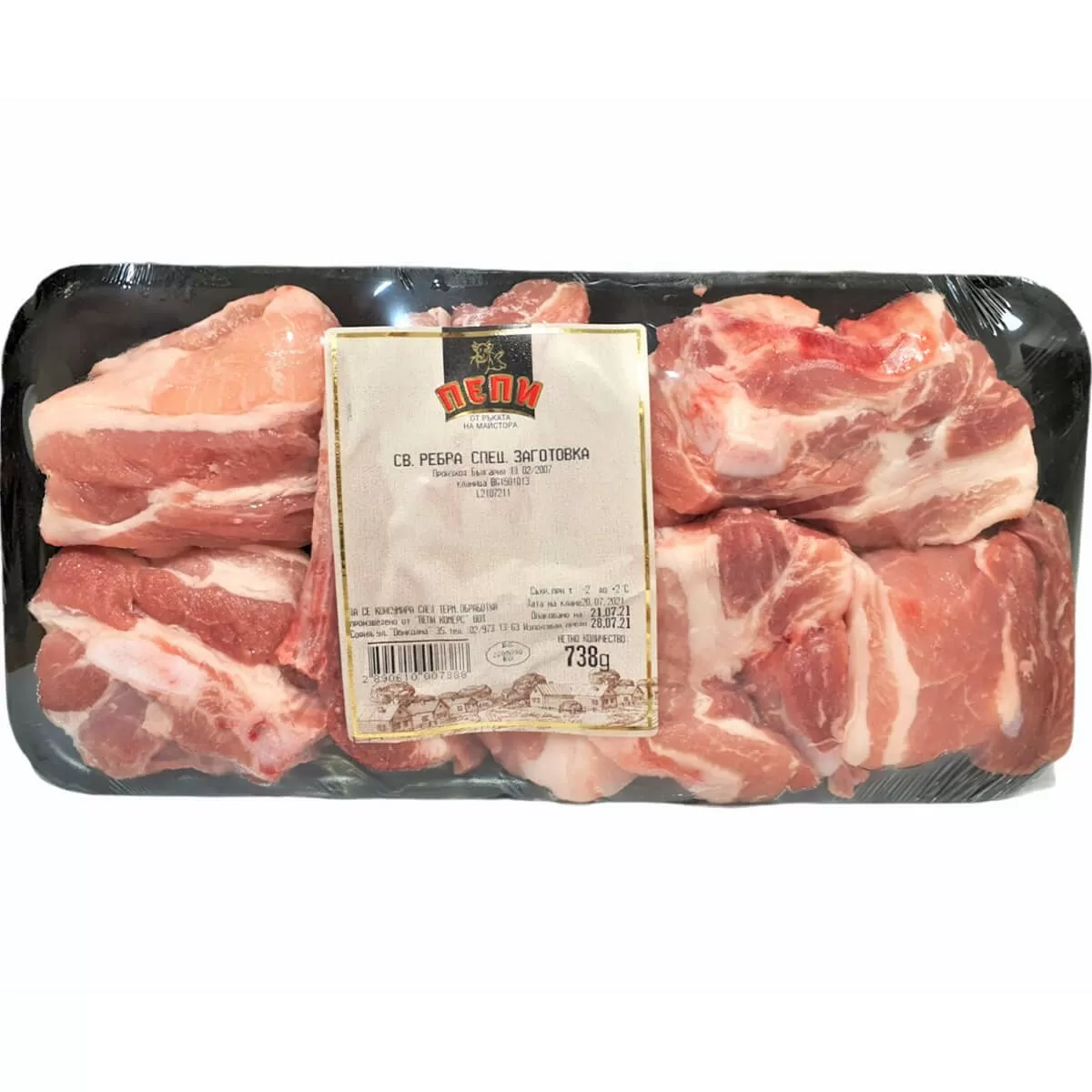 Свински Ребра Пепи Комерс ~700гр