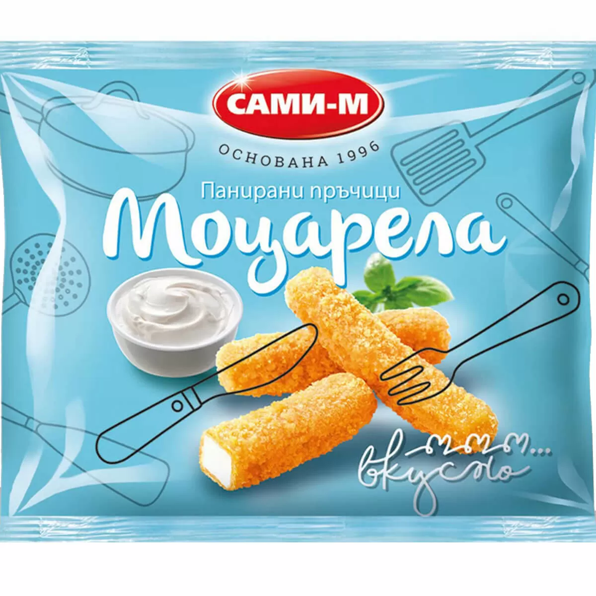 Панирани Пръчици Моцарела САМИ М 250гр
