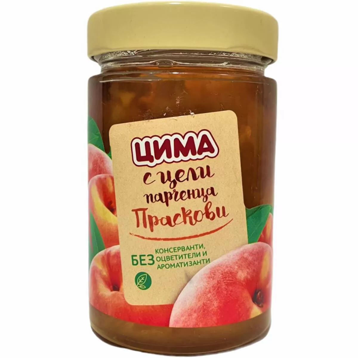 Конфитюр ЦИМА с Парченца Плод Праскова 360гр