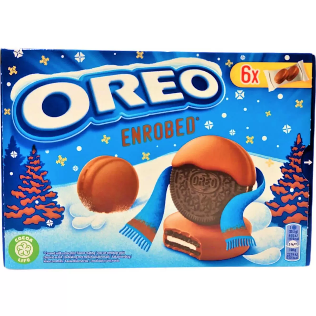 Бисквити OREO Обвити с Шоколад 246гр