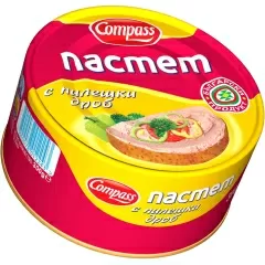 Пастет COMPASS с Пилешки Дроб 300гр_0