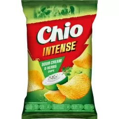 CHIO Чипс INTENSE Сметана и Подправки 135гр_0