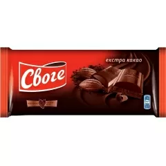 Шоколад СВОГЕ Екстра Какао 90гр_0