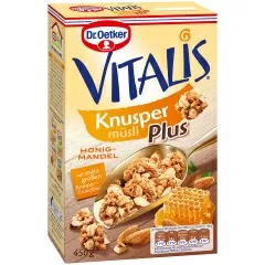 Хрупкаво Мюсли VITALIS Плюс Мед и Бадеми 450гр_0