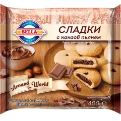 Сладки BELLA с Какаов пълнеж 400гр_0